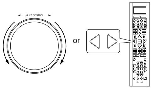 SHERWOOD R-772 - Recalling the memorized channel levels - 2