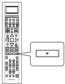 SHERWOOD R-772 - Operating a punch-through function - 1