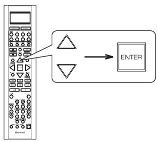 SHERWOOD R-772 - When selecting the SPEAKER CONFIGURATION - 1