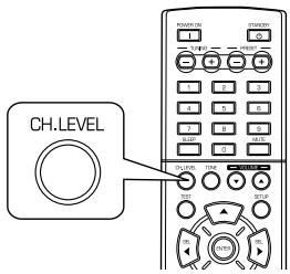 SHERWOOD RD-5503 - Press the CHANNEL LEVEL button. - 1