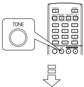SHERWOOD RD-5503 - Enter the tone mode. - 1
