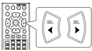 SHERWOOD RD-5503 - Press the CURSOR LEFT(◀)/RIGHT(▶) buttons to adjust the selected parameter as desired. - 1