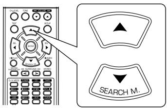 SHERWOOD RD-5503 - Select the desired menu using the CURSOR UP(▲)/DOWN(▼) buttons. - 1