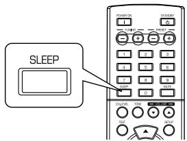 SHERWOOD RD-5503 - Operating the sleep timer - 1