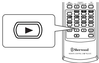 SHERWOOD RD-6503 - Start playback. - 2
