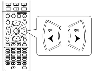 SHERWOOD RD-6503 - Press the CURSOR LEFT( )/ RIGHT( ) buttons to adjust the selected parameter as desired. - 1