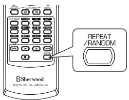 SHERWOOD RD-6503 - Repeat/Random playback - 1