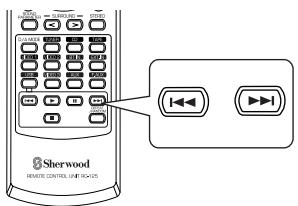 SHERWOOD RD-6503 - Select the desired folder or file. - 2
