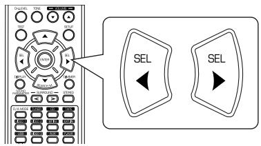 SHERWOOD RD-6503 - When selecting the TONE - 5