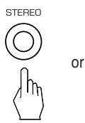 SHERWOOD RD-6503 - To cancel the surround mode for stereo playback - 1