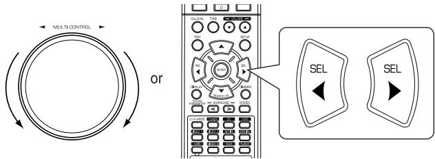 SHERWOOD RD-6503 - Recalling the memorized channel levels - 3