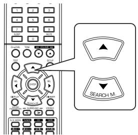 SHERWOOD RD-6503 - Press the CURSOR UP( )/DOWN( ) buttons to select the desired parameter. - 1