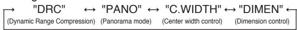 SHERWOOD RD-6513 - Press the CURSOR UP(▲)/DOWN(▼) buttons to select the desired parameter. - 2