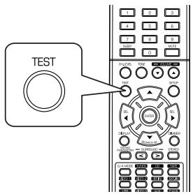 SHERWOOD RD-6513 - Cancel the test tone function. - 1
