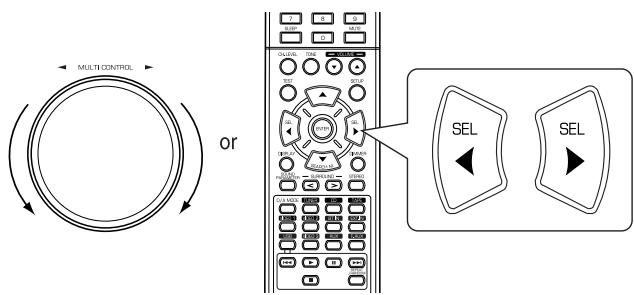SHERWOOD RD-6513 - Adjust the level of the selected channel as desired. - 1
