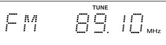 SHERWOOD RD-6513 - Press the TUNING UP (+) /DOWN(-) buttons for more than 0.5 second. - 2