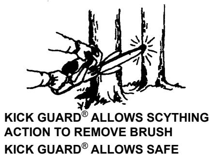 ECHO CHAIN SAW - KICK GUARD® APPLICATIONS - 2