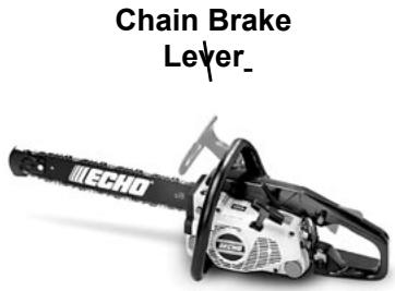 ECHO CHAIN SAW - ADDITIONAL SAFETY DEVICES DESIGNED TO REDUCE THE RISK OF INJURY FROM KICKBACK - 1