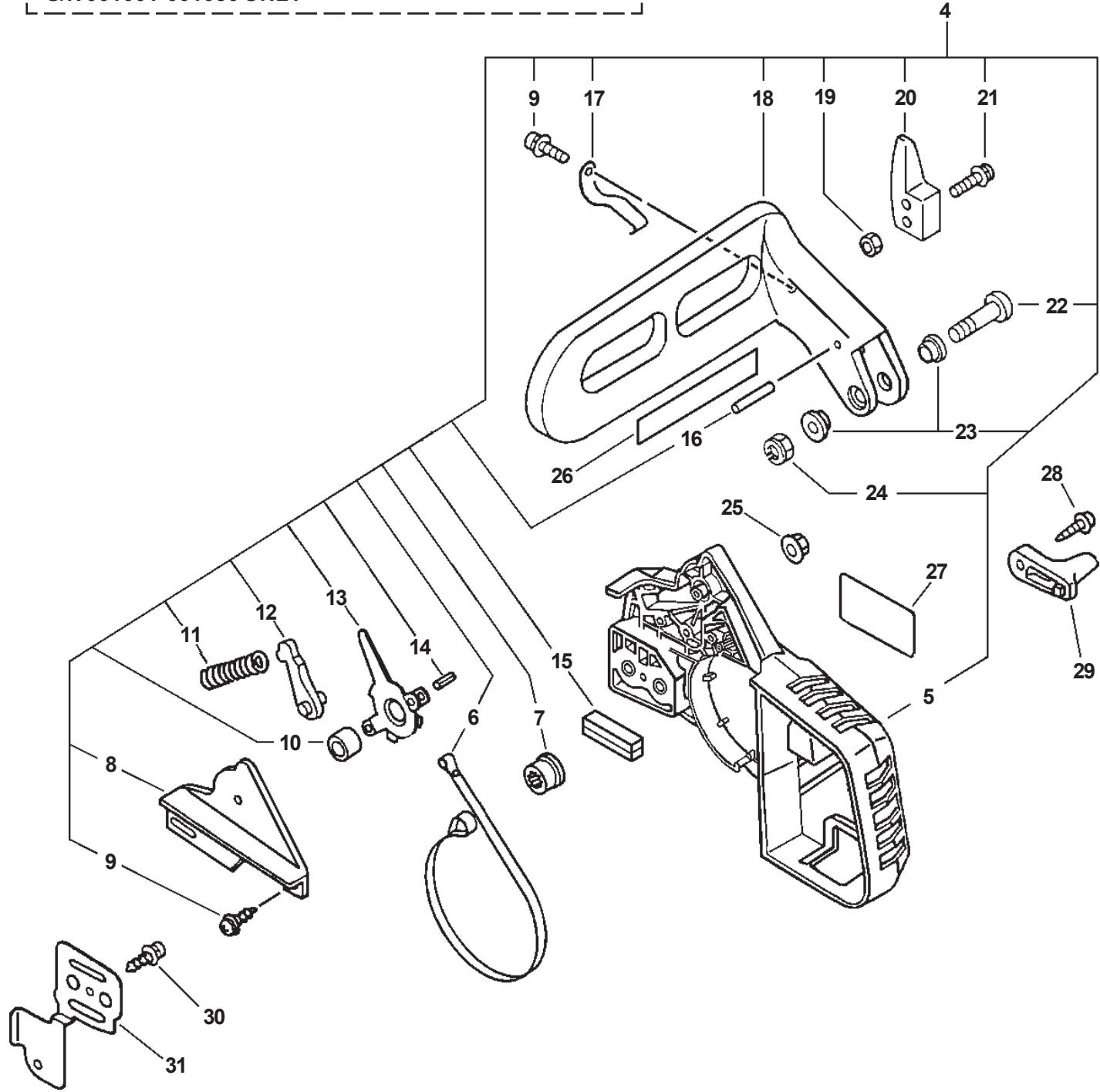 ECHO CS-3000 TYPE 1 - CHAIN SAW - 8