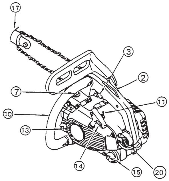 ECHO CS-340 - NOMENCLATURE OF PARTS - 2