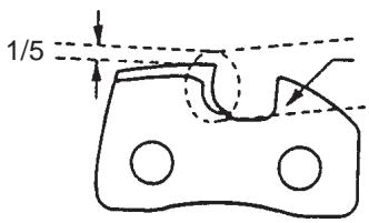 ECHO CS-340 - SETTING THE SAW CHAIN - 3