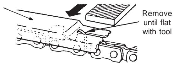 ECHO CS-345 - SETTING THE SAW CHAIN - 4