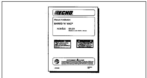 ECHO ES-210 - Le MANUEL d'utilisation - 1