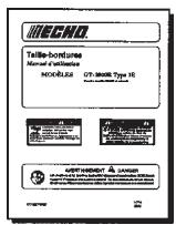 ECHO GT-200R - Le MANUEL de sécurité - 1