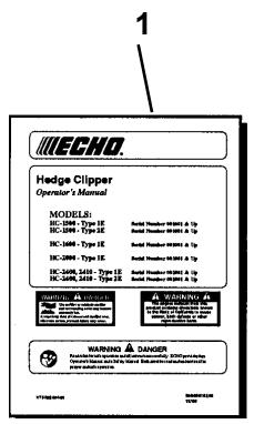 ECHO HC-1500 TYPE 2E - IMPORTANT ENGINE INFORMATION - 9