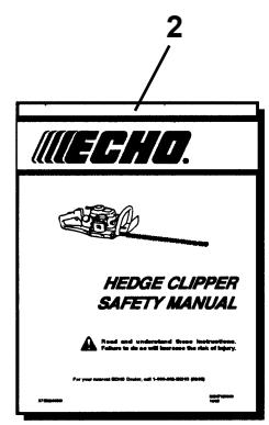 ECHO HC-2400 TYPE 1E - IMPORTANT ENGINE INFORMATION - 9