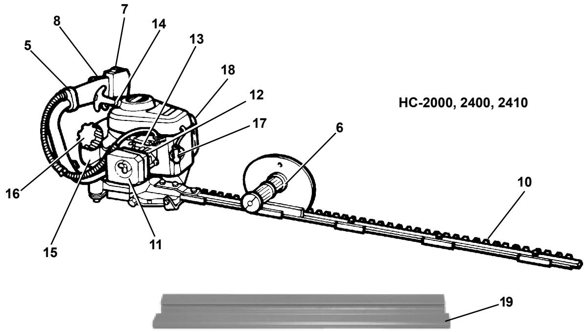ECHO HC-2400 TYPE 1E - IMPORTANT ENGINE INFORMATION - 12
