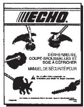 ECHO SRM-210 - Le MANUEL de sécurité - 2
