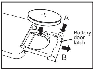 IHOME IH5 - Install/Replace the Remote Control Battery - 1