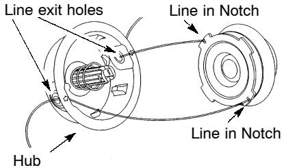 POULAN BC2400P - REPLACING THE LINE - 2