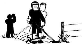 POULAN BC2400P - OPERATING INSTRUCTIONS FOR USE WITH WEED BLADE - 1