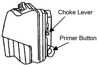 POULAN BP406 - STARTING A COLD ENGINE (or warm engine that has run out of fuel) - 1