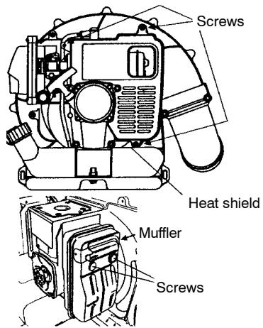 POULAN BP406 - INSPECT MUFFLER AND SPARK ARRESTING SCREEN - 1