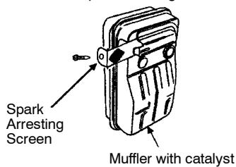 POULAN BP406 - INSPECT MUFFLER AND SPARK ARRESTING SCREEN - 2