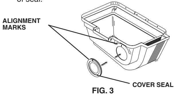 POULAN C38D - COVER SEAL (See Fig. 3) No hardware required - 1