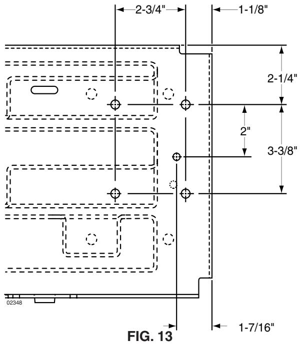 POULAN C38D - DRILL 4 HOLE BOLT PATTERN (See Figs. 13,14 & 15) - 1