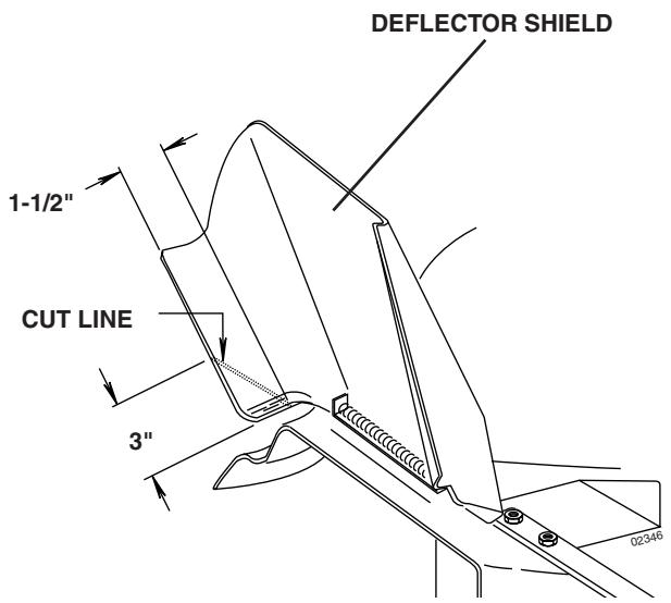 POULAN C38D - TRIM DEFLECTOR SHIELD (See Fig. 11) - 1
