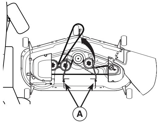 POULAN PBGT26H54 - INSTALL MOWER AND DRIVE BELT (See Figs. 4-10) - 3