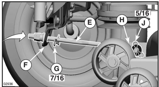 POULAN PBGT26H54 - INSTALL MOWER AND DRIVE BELT (See Figs. 4-10) - 6