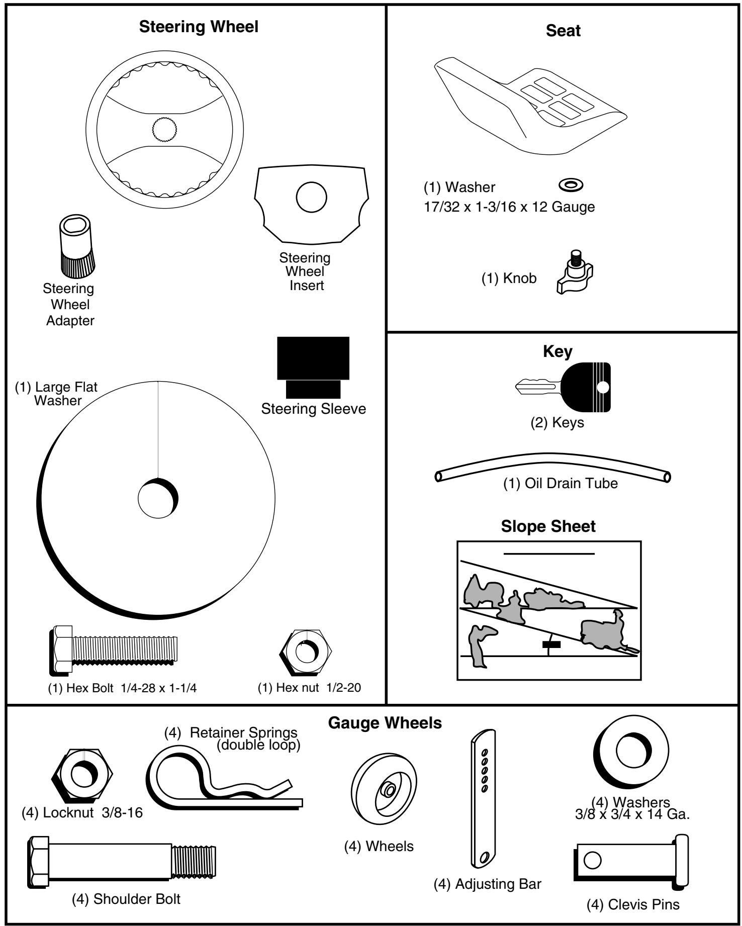 POULAN PK20H42YT - UNASSEMBLED PARTS - 1