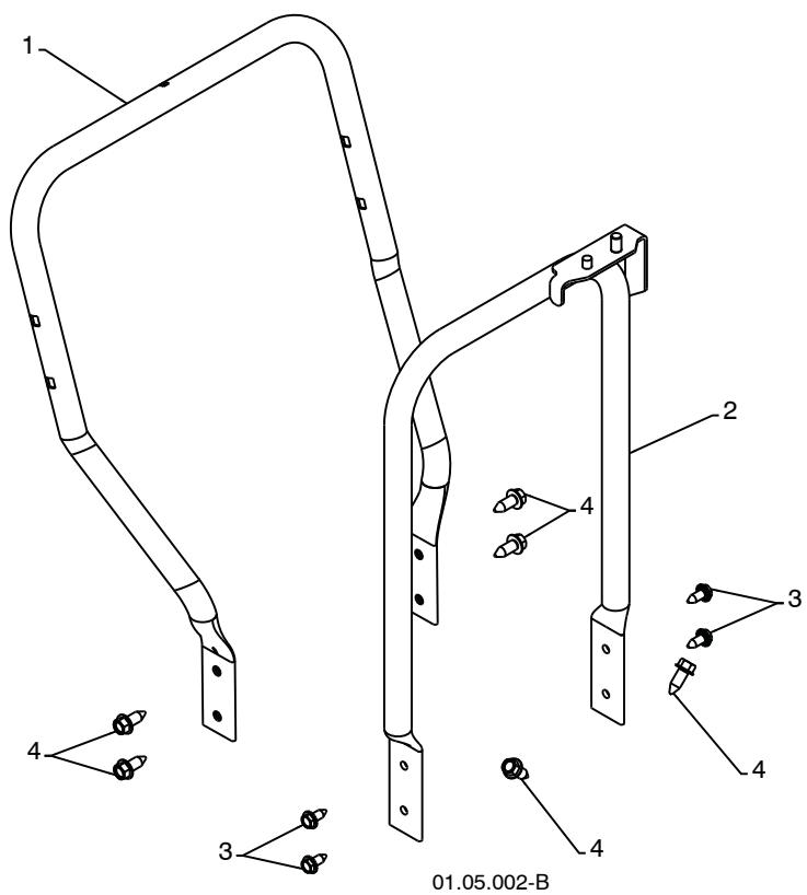 POULAN PRO 961940007 - KEY PART NO. NO. - 1