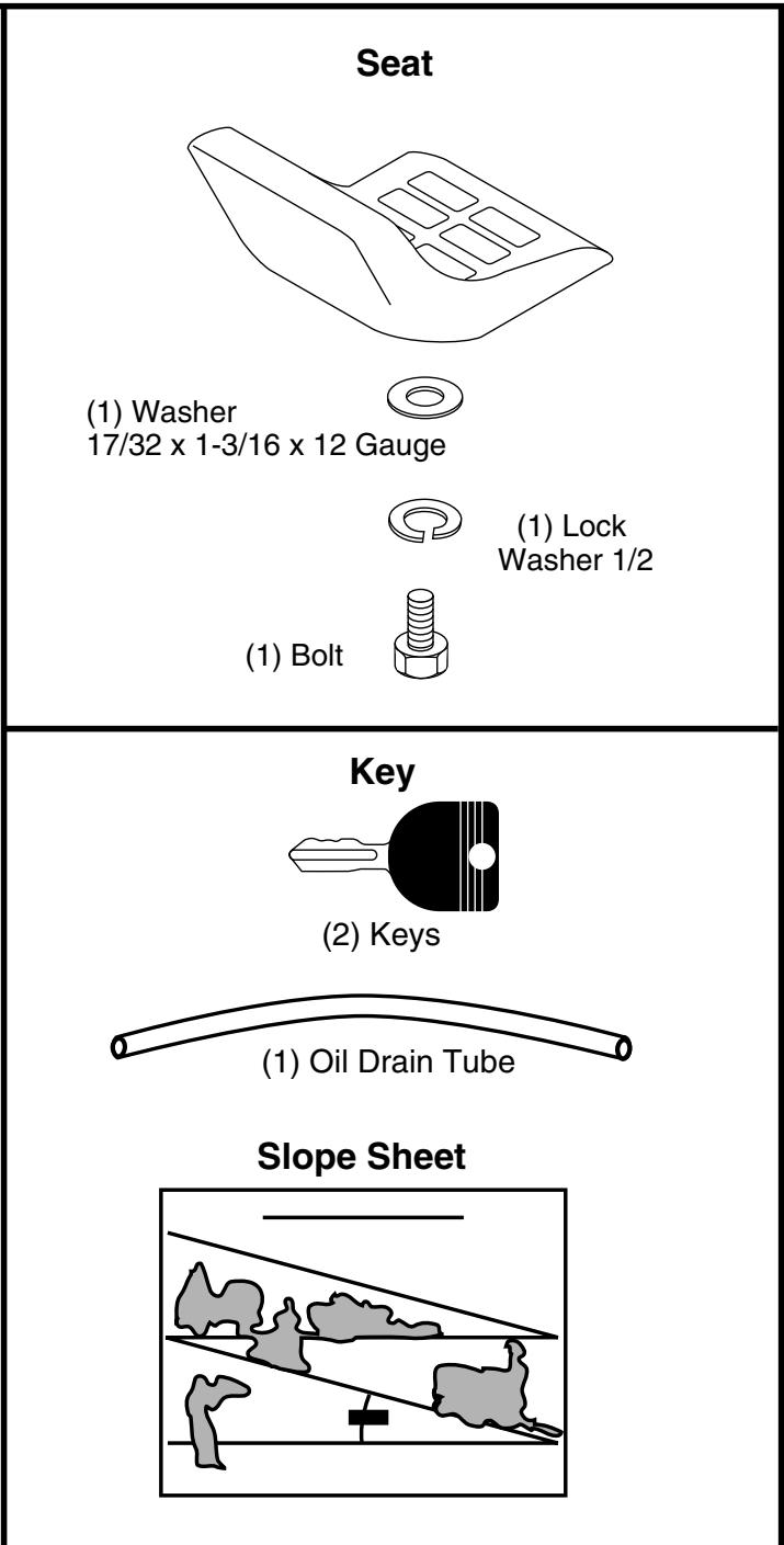 POULAN PRO PB1638LT - CONTENTS OF HARDWARE PACK - 2