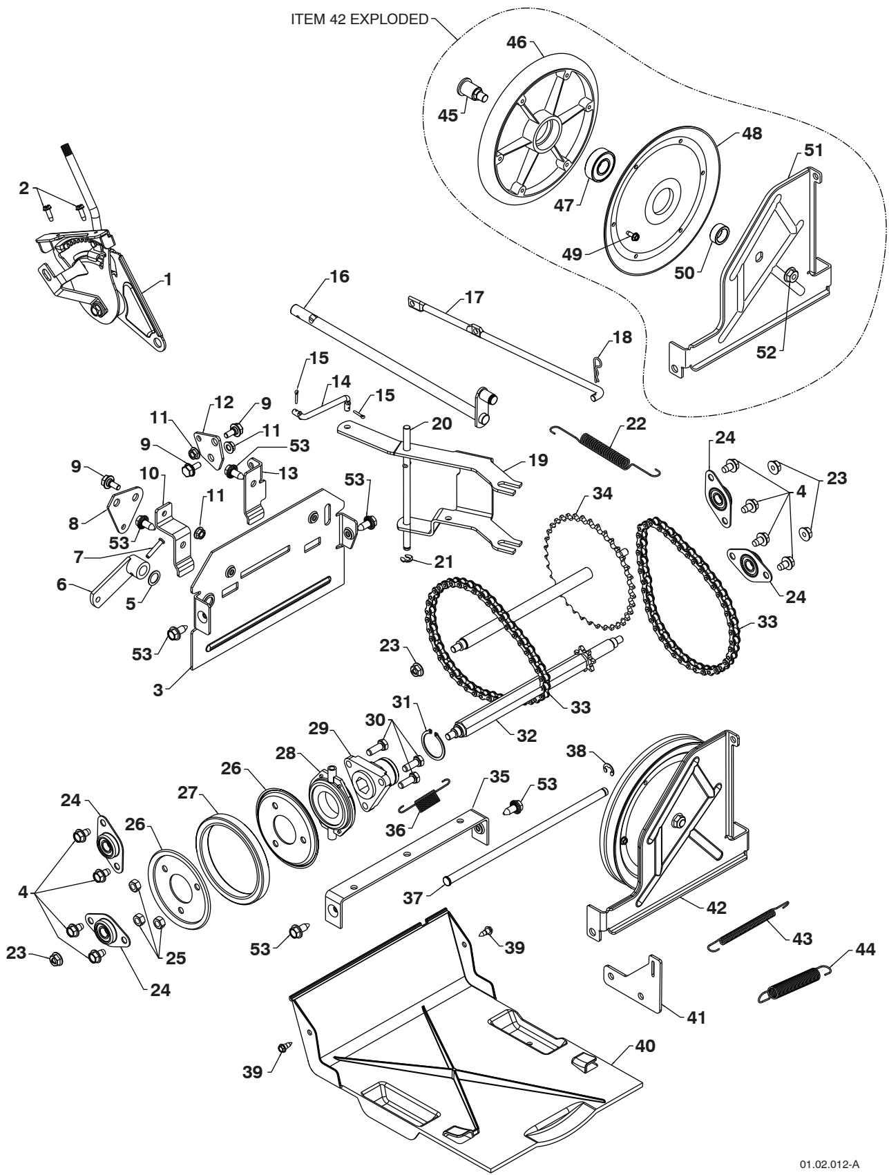 POULAN PRO PP1150E30 - KEY PART NO. NO. - 6