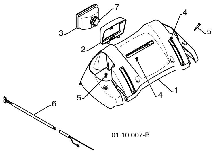 POULAN PRO PP1150E30 - KEY PART NO. NO. - 4