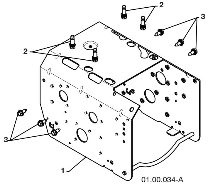 POULAN PRO PP208E24 - CHASSIS / ENGINE / PULLEYS - 1