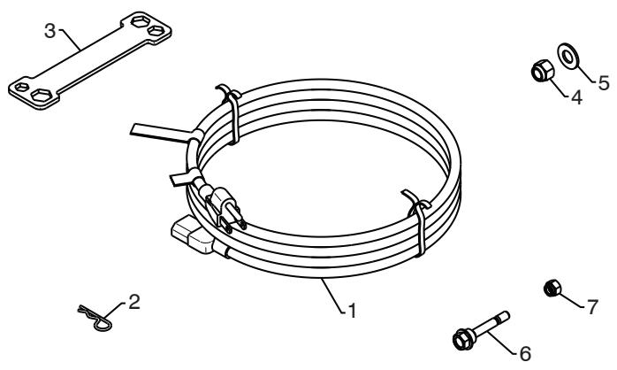 POULAN PRO PP208E24 - BAG OF PARTS - 1
